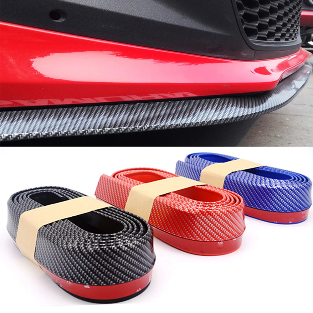 Universal Rubber Spoiler, Rubber Lip for Car, Front Bumper Protective Tape