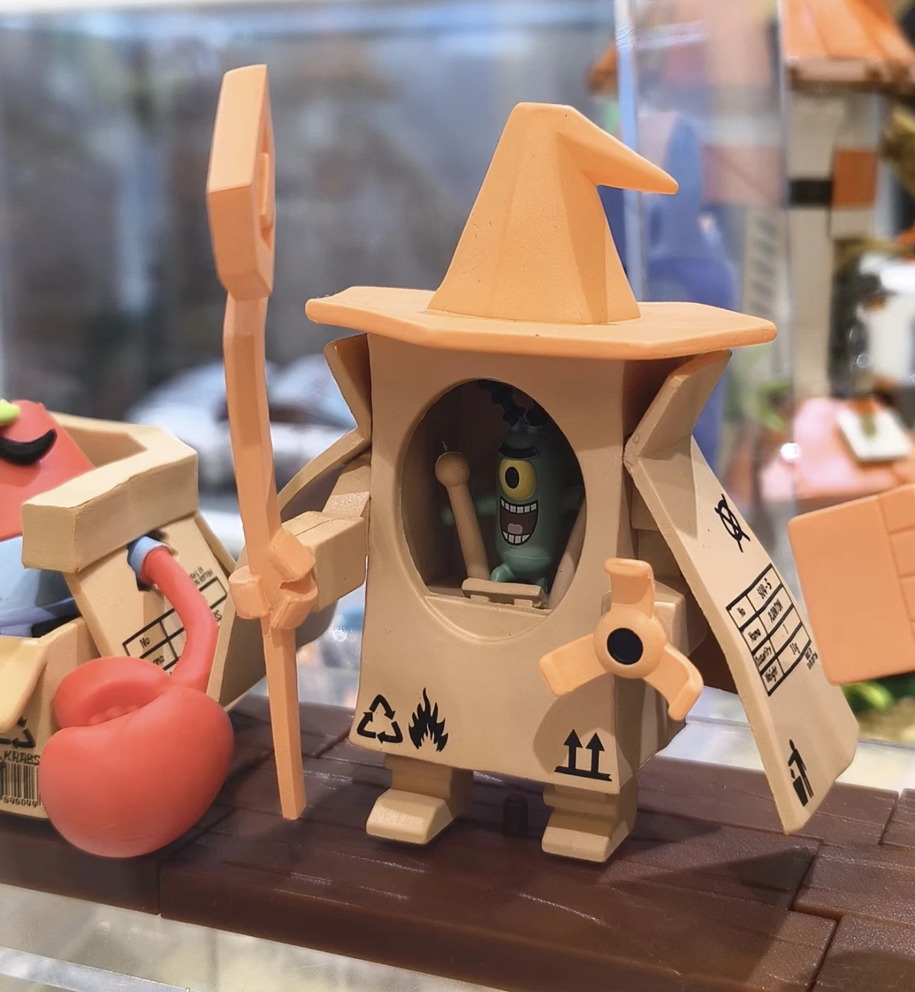 스폰지밥 패트릭 스타 스퀴드워드 텐타클스 브레이브 스테이지 액션 피규어 블라인드 박스 장난감 데스크탑 장식 애니메이션 캐릭터