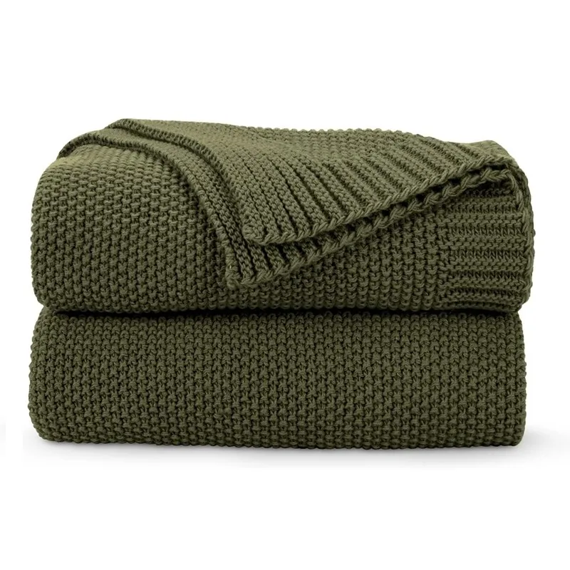 Christmas Cable Knit Throw Blanket for Couch Soft Warm Cozy Versatile Decorative Knit Throw Blanket for Sofa Christmas Gift