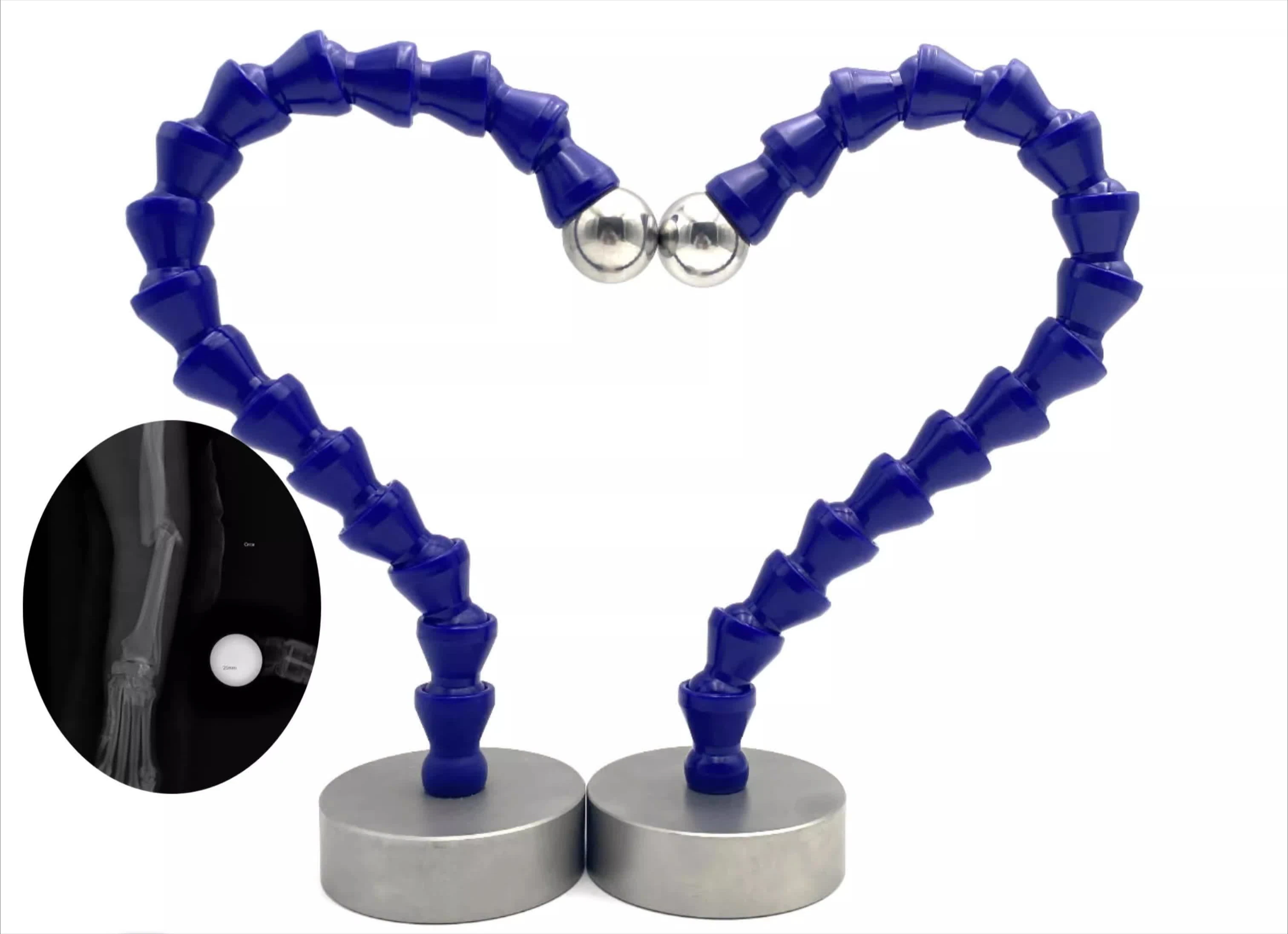 

Справочный шар размером рентгеновского флюороскопии, ветеринарный измерительный шарик для маленьких животных 25 мм, шарик для позиционирования DR