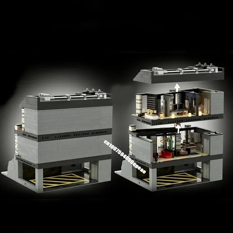 New 3001PCS City Hot Selling Street View Moc Modular Villa Imperia Model Custom Puzzle Diy Creative Ideas KidToy Birthday Gift