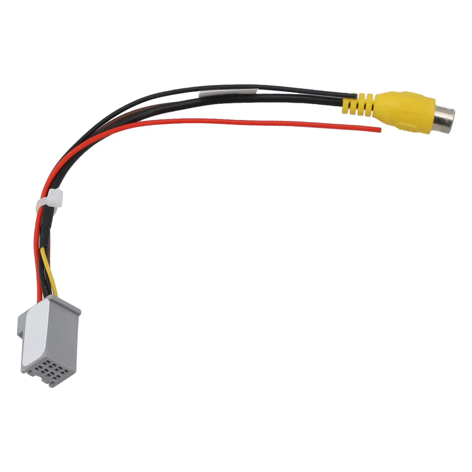 Black Car Parking Rear Camera Line Rear View Wear Resistant Interface Pin Manual Measurement Data ABS Notes Monitor Brightness