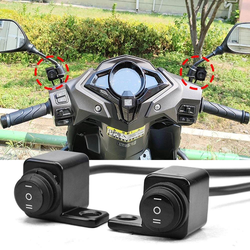 Motorrad Lenker Flame out Schalter Aluminium legierung Ein Aus Knopf geeignet für Motorrad Motor ATV