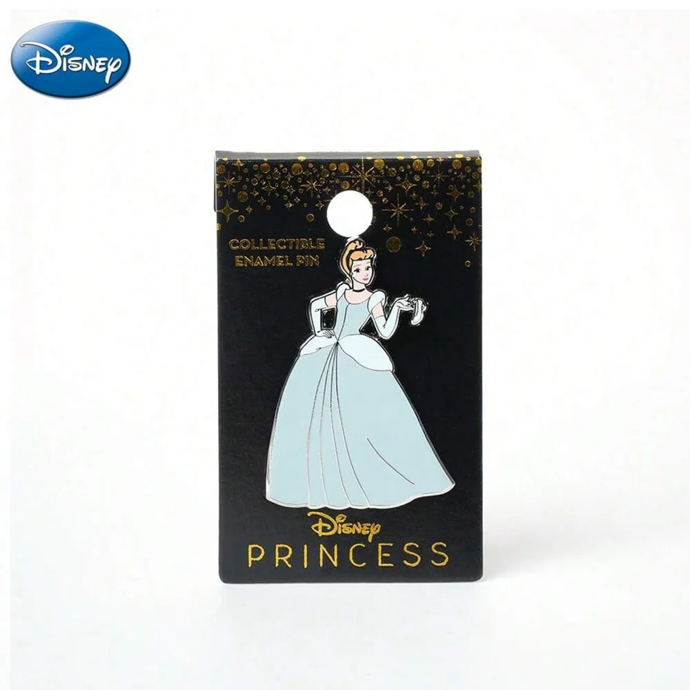 1 Stück offiziell lizenzierte Disney-Sammlerbrosche aus Emaille mit Prinzessinnen-Motiv, exquisites, süßes kleines Geschenk, modisches Accessoire – Detail 12