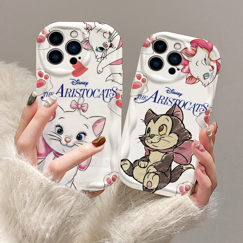 Disney The Aristocats Cool For Apple iPhone 15 14 13 12 11 XS XR X Pro Max Plus Wave Oil Funda Phone Case