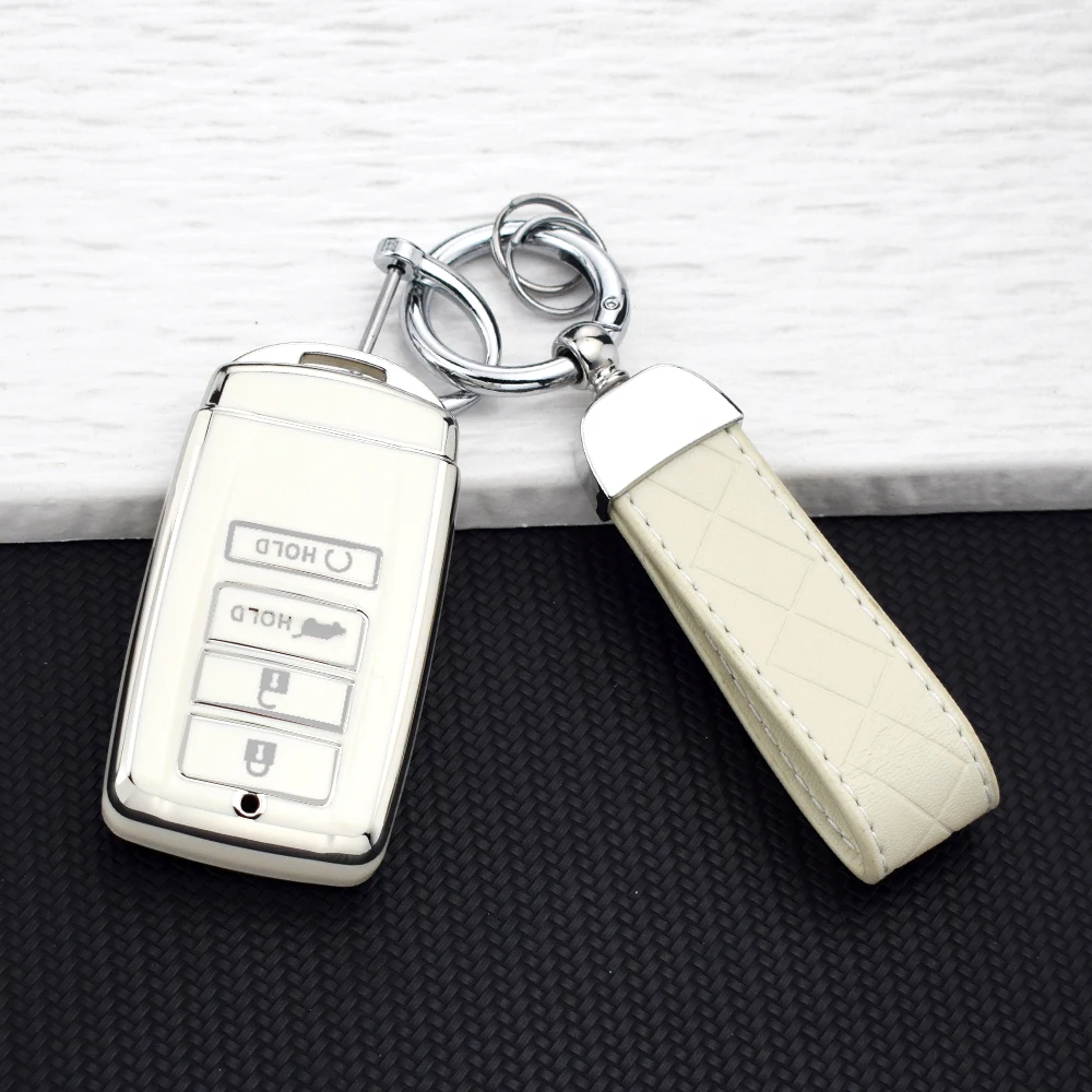 TPU Car Key Case Cover for Honda Acura RLX MDX CDX TLX-L NSX RDX Auto Shell Fob Protector Shell Fob Holder Accessories