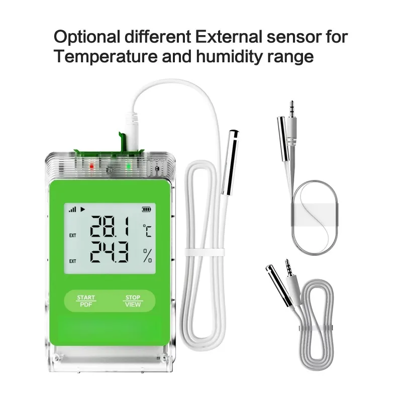 Cold chain logistics 4g refrigerator truck real-time temperature recorder sensor temperature and humidity data recorder