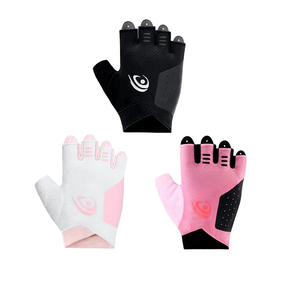 1 Pair Workout Gloves for Women Men, Weight Lifting Gloves Anti-Slip Padded Palm, Light Weight Fingerless  Fingerless Gym Gloves