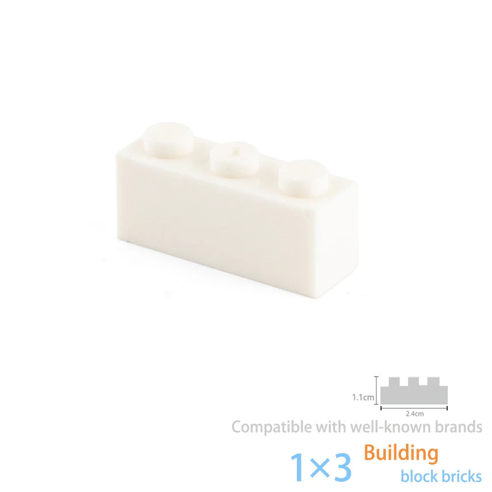 MOC 3622 Accessori ad alta tecnologia 1x3 Bicks Mattoni normali 20PCS Modello Building Blocks Giocattoli educativi Regali Giocattolo tecnico