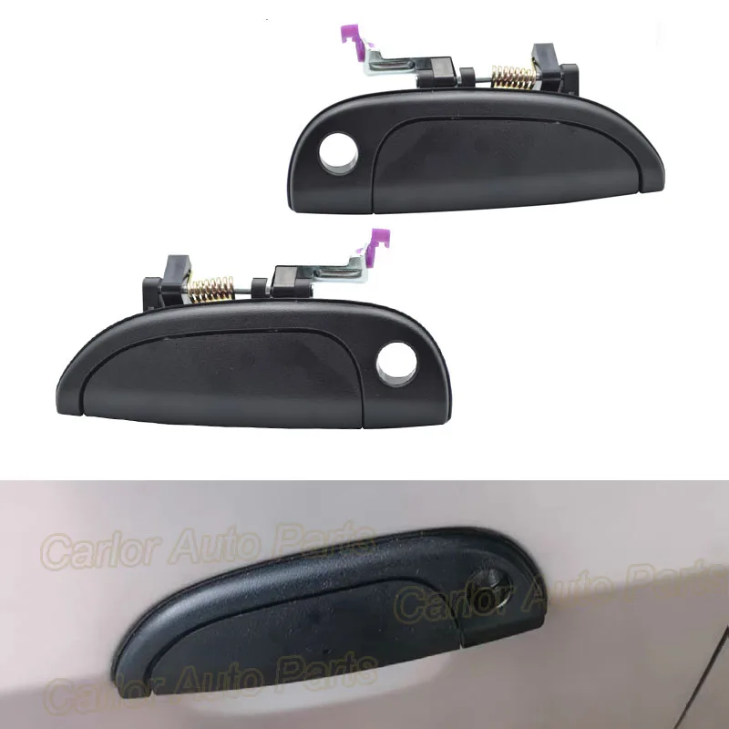 

Car EXTERIOR Door Handle Black Front Outside Outer Door-Pull Handles Assembly Replacement For Chery Riich M1 X1 M5
