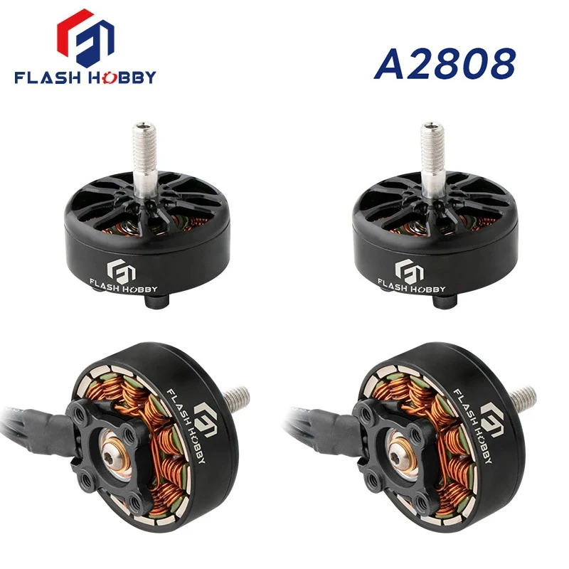 FLASHHOBBY A2808 2808 1100KV 3-6S Brushless Motor for 7inch RC FPV Racing Drone