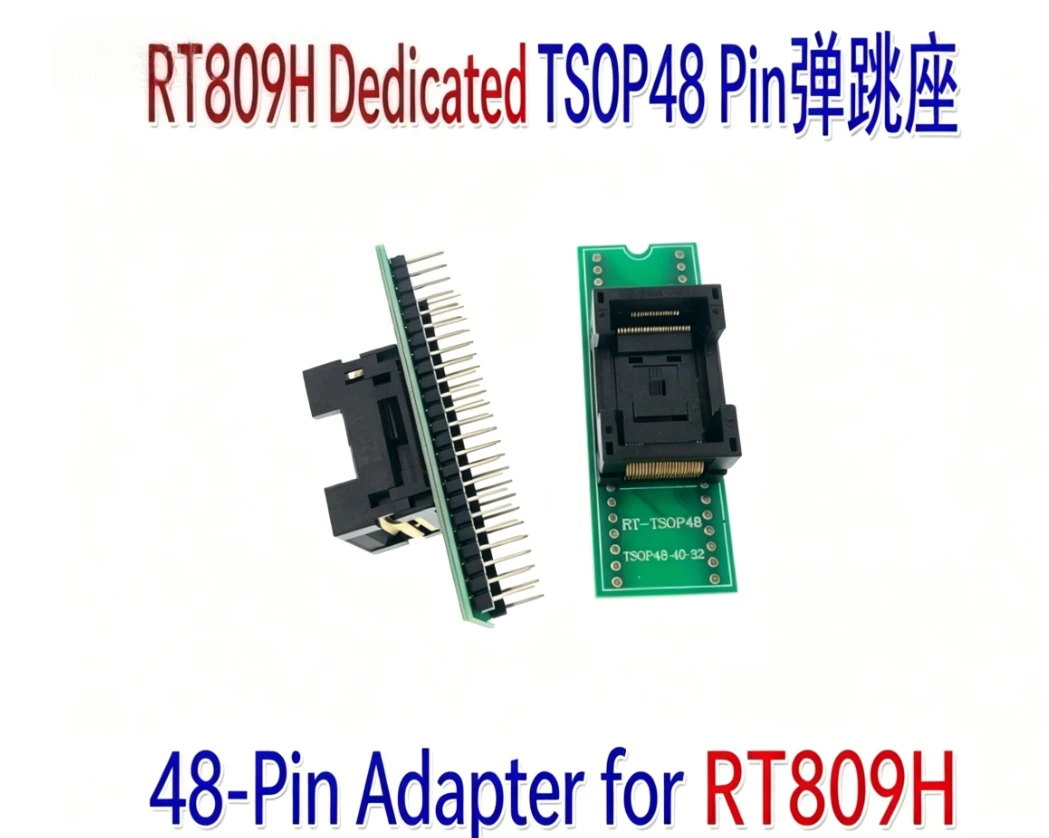 TSOP48 Burner Block NAND Converter Block Nor Bounce Block 48 Pins Read and Write RT809H Programmer Suitable for