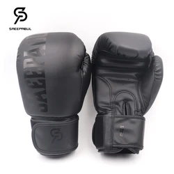 Rękawice bokserskie 8 10 12 14 16OZ Muay Thai Guantes De Boxeo Sanda Free Fight MMA Kick Boxing Training Gloves Mitts For Men Women