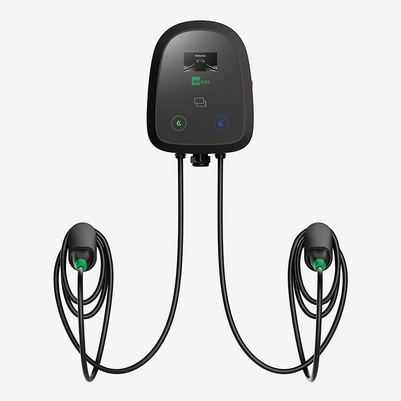 

TIMXON New Electric Vehicle Fast Charger AC 14kW 22kW 44kW Dual Plugs Double TYPE 2 IP55 Fast Ev Charger CCS Interface