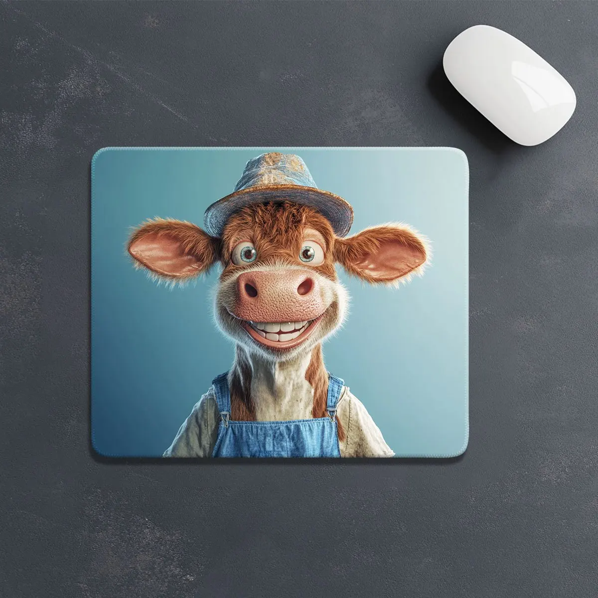 

Anti-slip rubber base of the Qinglan Niu mousepad, with its durable and smooth surface, is suitable for use in offices or homes