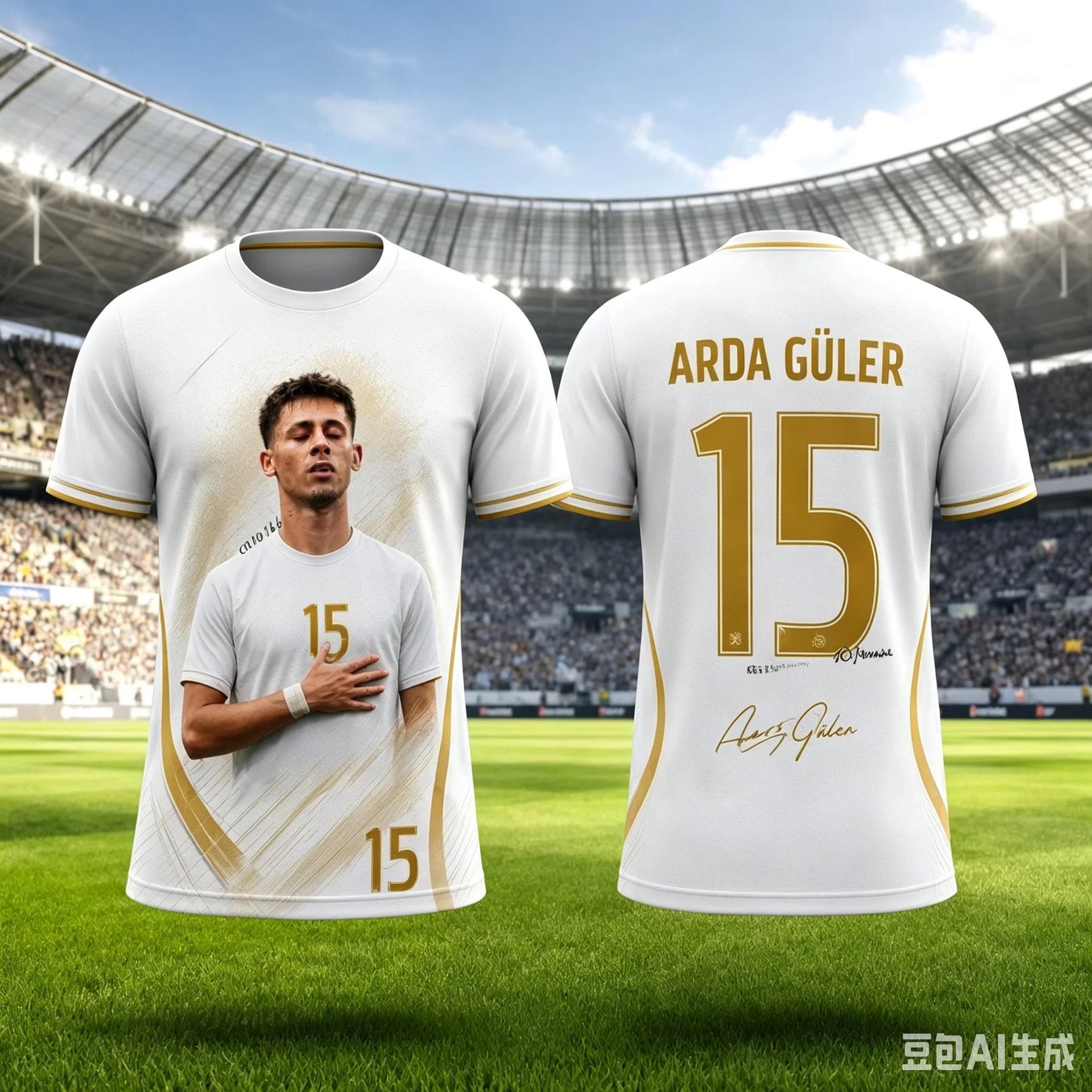 2026 Sommer-Sonderangebot Arda Güler Fußballtrikot Premium 3D-Druck Fußball-Fan-Shirt Atmungsaktiv Schnelltrocknend Sport Y2k – Detail 5