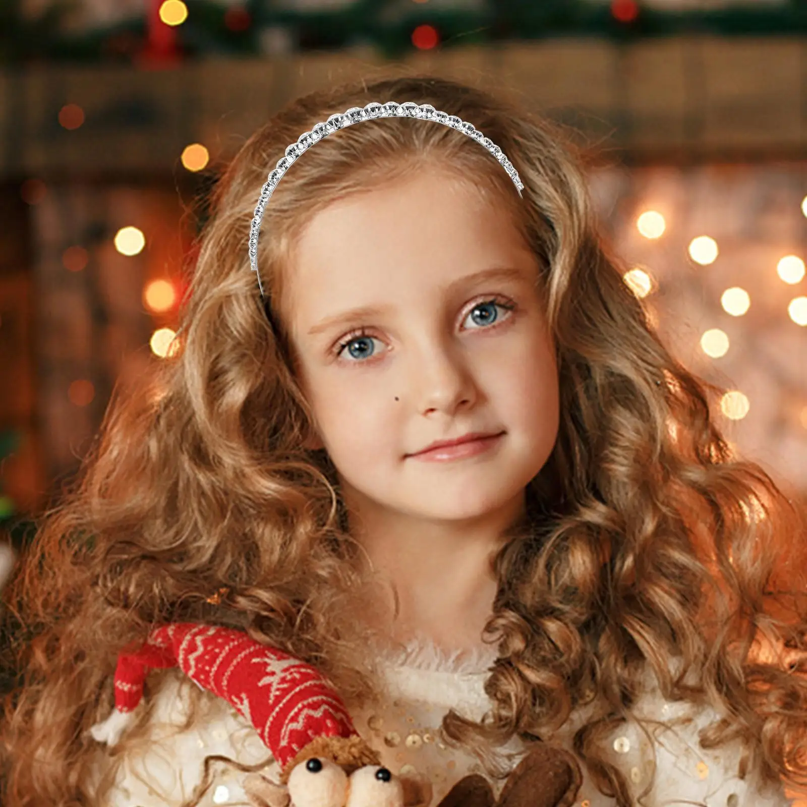 

Crystal Headband Crown Headpiece Headbands For Girl Headband Girls Child Hair Accessories Birthday Party Photoshoot