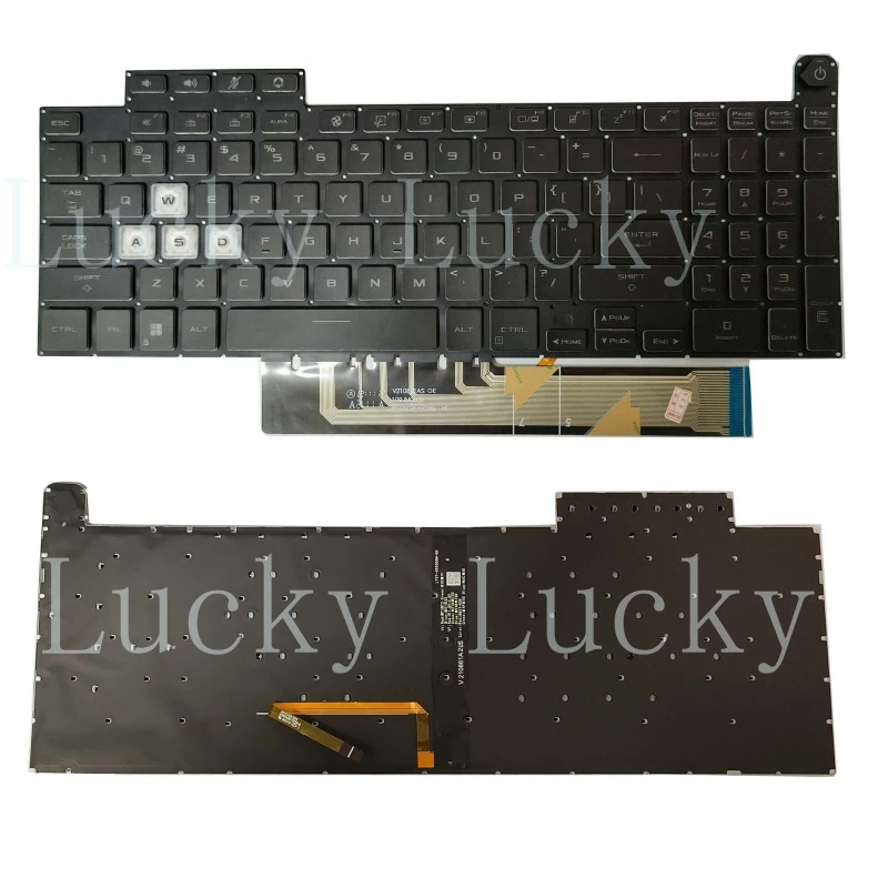 f New for  Asus TUF A15 F15 FA507 FA507R FX507 FX507R FX507Z FX507ZM Keyboard Backlit
