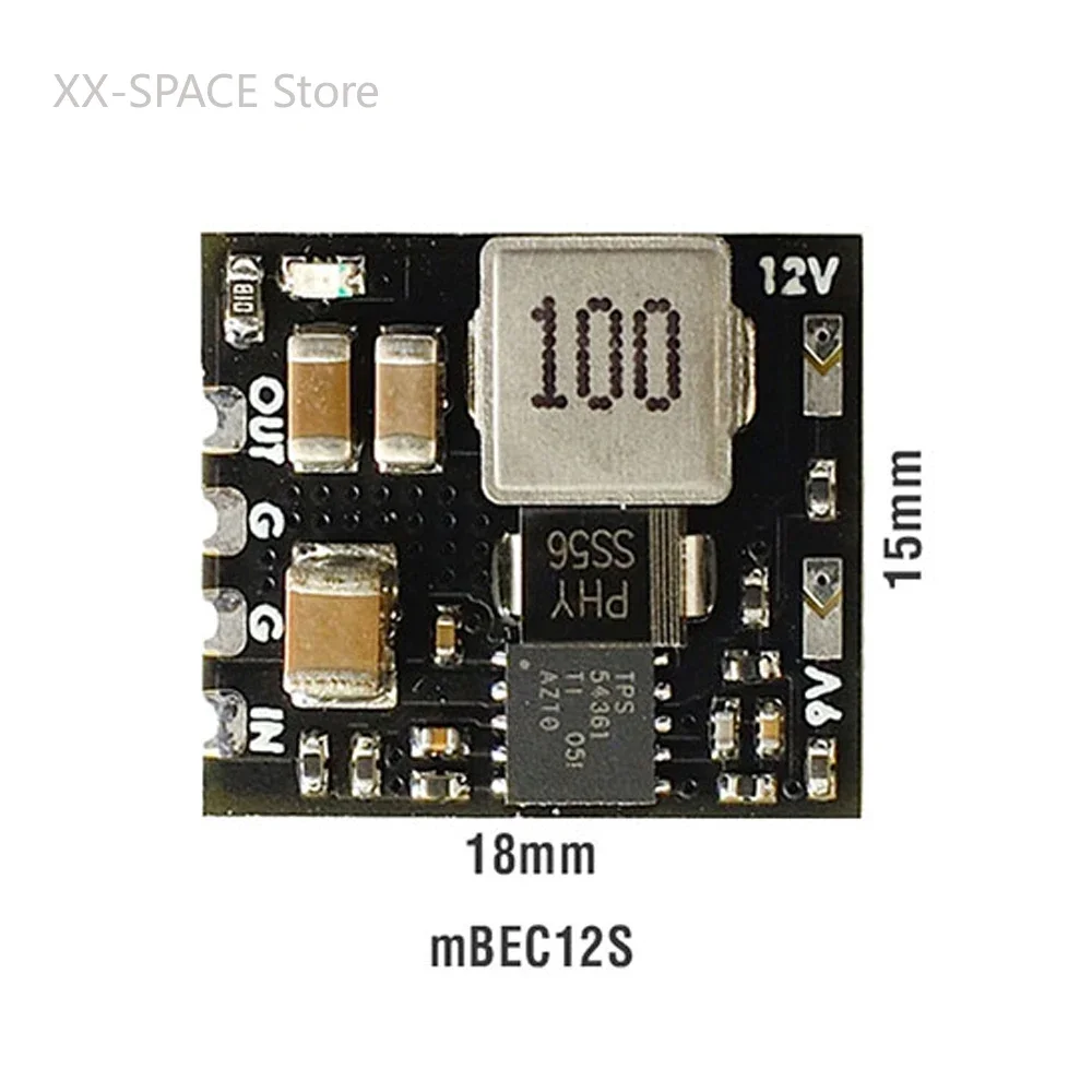 MATEK Systems MICRO BEC 6-60V TO 5V/9V/12V-ADJ Step-down Regulator 6s for RC FPV Racing Drone Quadcopter Multicopter Parts