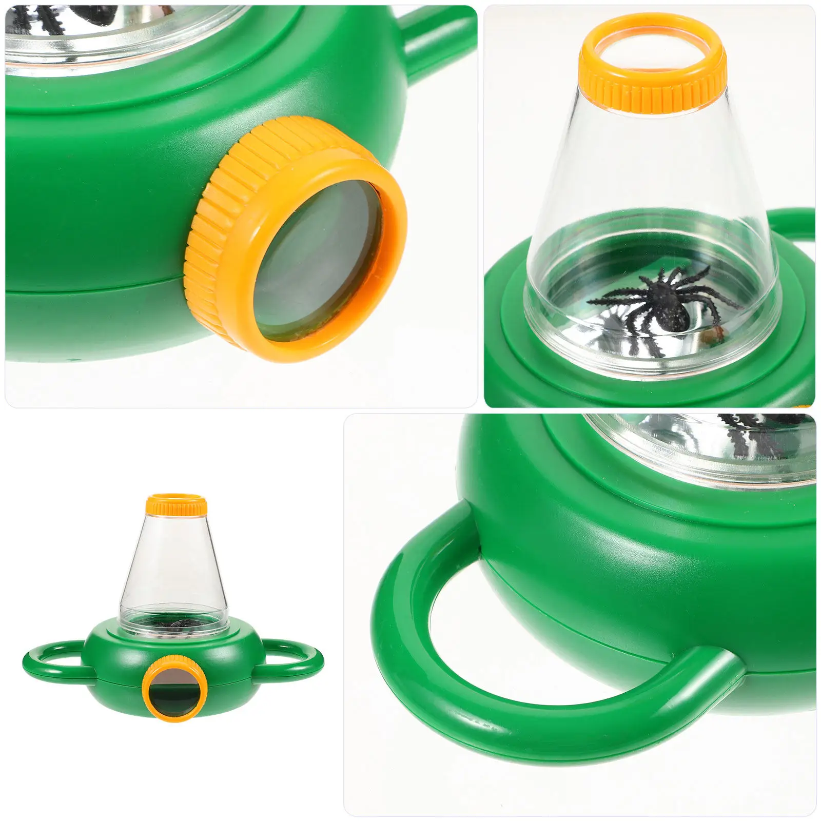 Portable Insect Observation Box with Magnifier – 2pcs Educational Science Kit for Kids Outdoor Exploration
