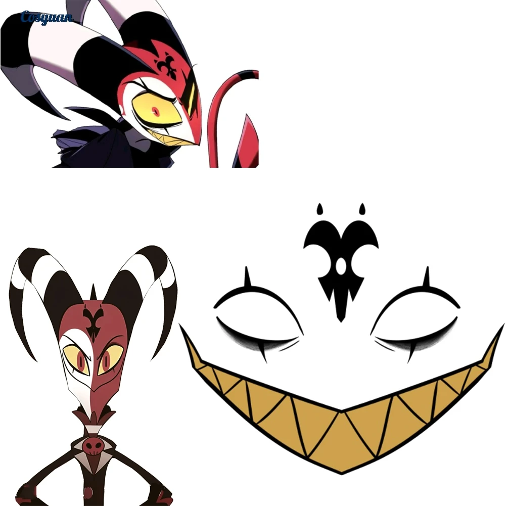 

TV Evil Leader Cosplay Blitzs Black Tattoo Sticker Costume Accessories Party Disguise Outfits Suits Halloween Roleplay Props