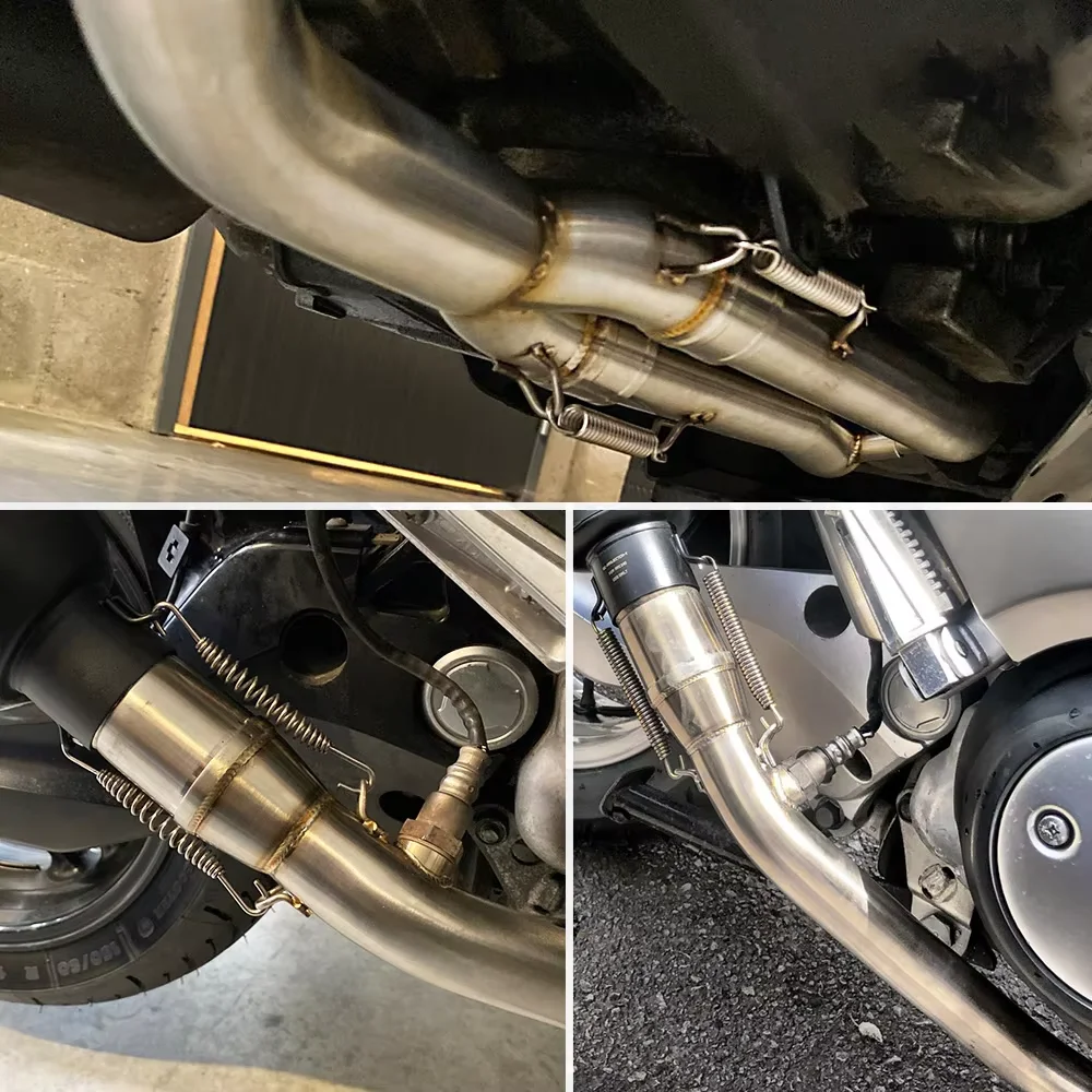 For TMAX530 Tmax560 TMAX 530 560 2017-2024 Motorcycle Exhaust Retrofit Stainless Steel Header Connecting 51mm