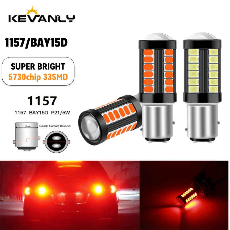 

1/2x 1157 светодиодные стоп-сигналы bay15d p21/5w светодиодный стоп-сигнал 33smd стоп-сигнал мотоцикла сигнальная лампа DRL светодиодные автомобильные фары 12 В