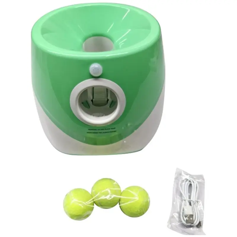 

ABJN-Fun Interactive Machine Fun Interactive Catapult Throw Rechargable Dog Tennis Ball Launcher Dogs Chase Automatic
