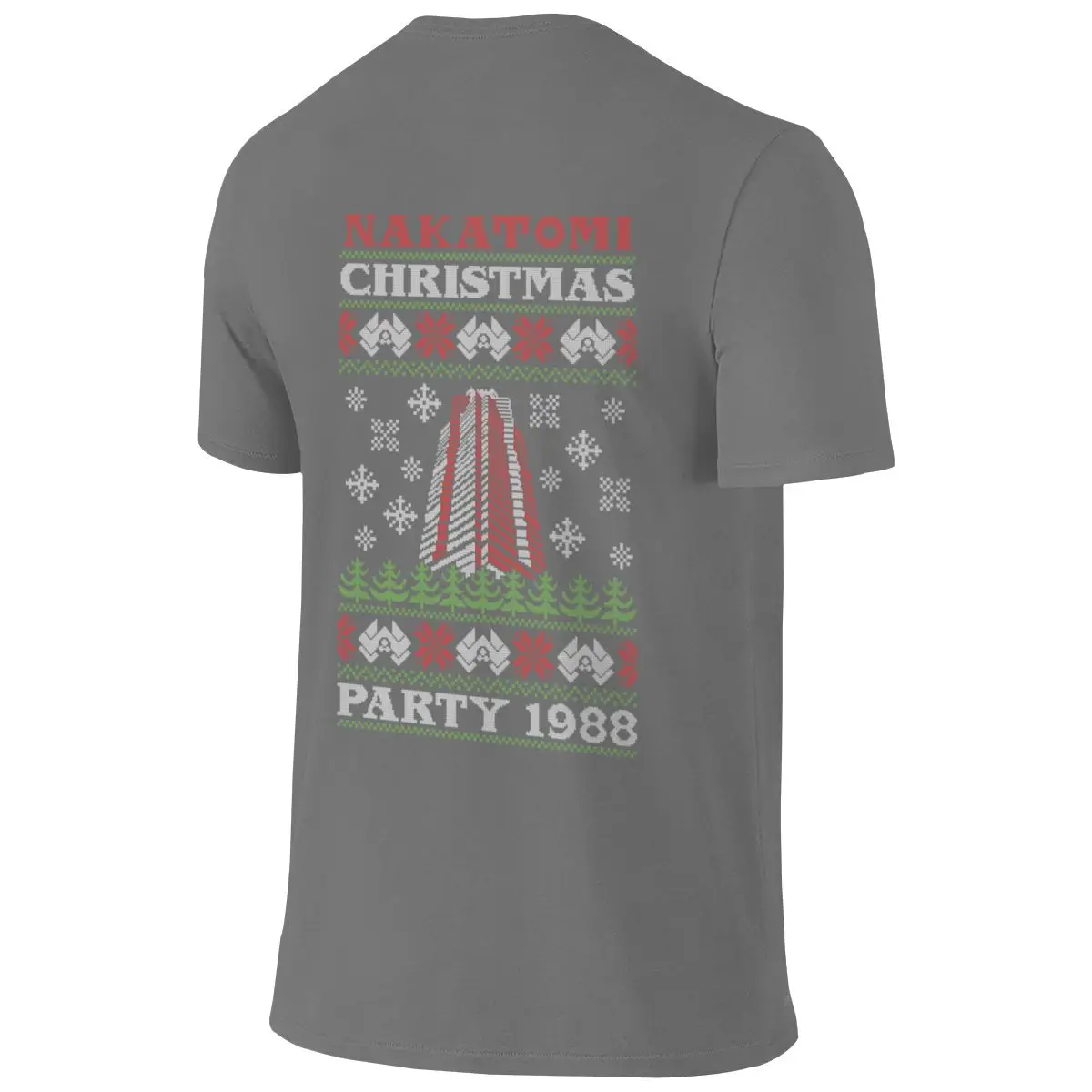 Nakatomi Plaza Christmas Party Knitted Soft And Glutinous Reversible T-shirt Casual Girlish Feeling Antibacterial Tee