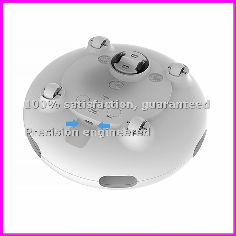 

Электронная умная игрушка-НЛО для кошек: интерактивная вращающаяся игрушка-вертушка для кошек, автоматическая - AD23