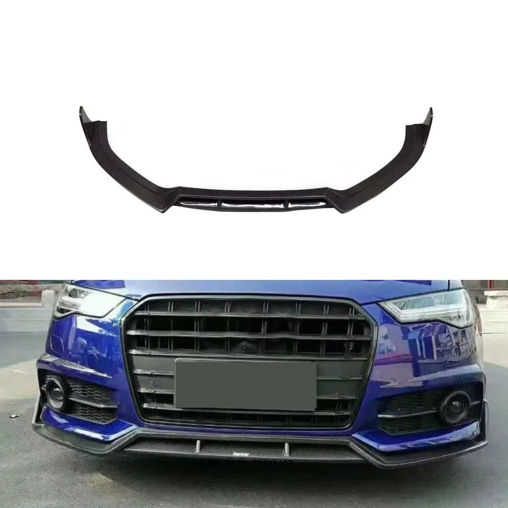 

Carbon Fiber Front Bumper Lip Chin Splitter forAudi S6 A6 C7 SLINE Sedan 2016 - 2019