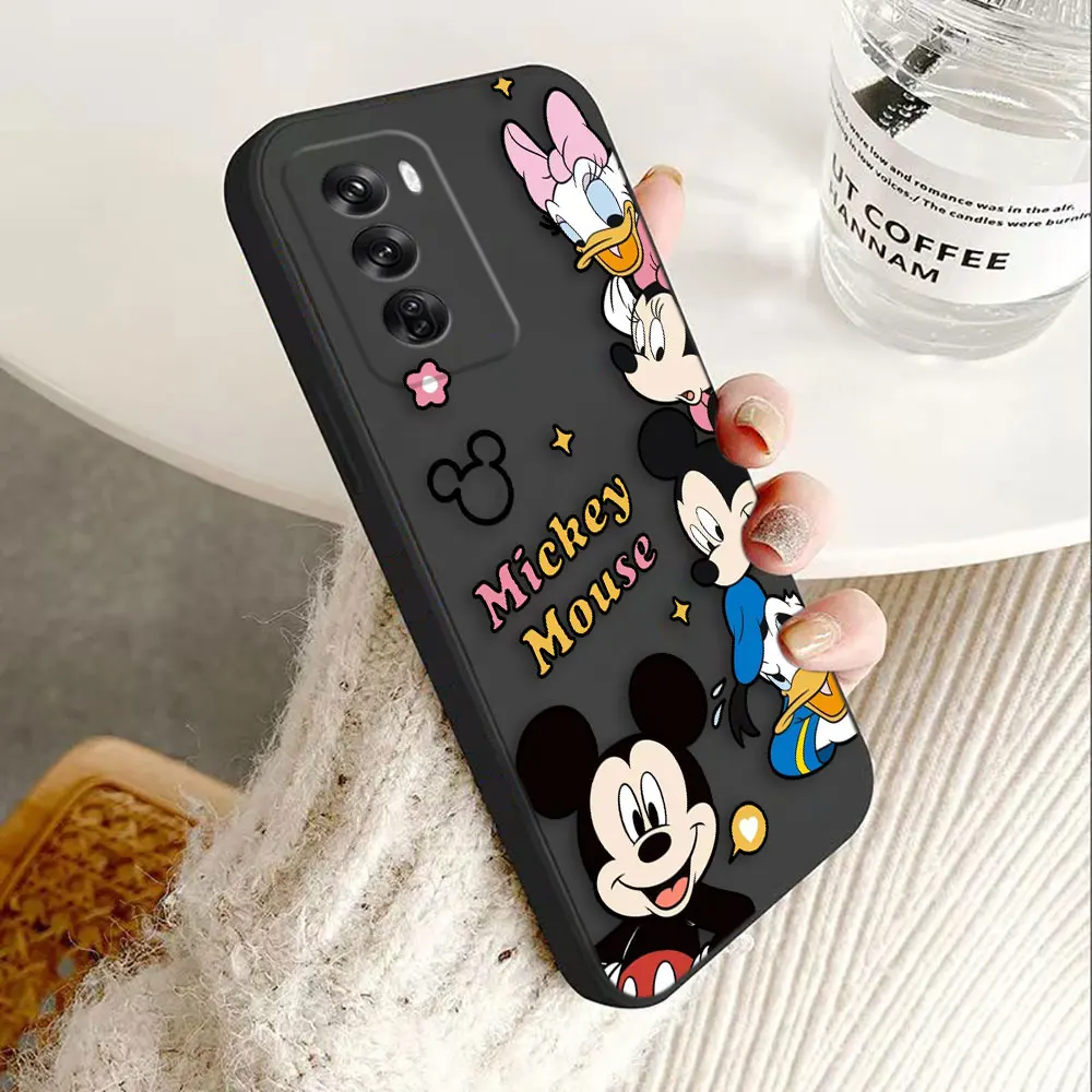 Engraçado disney mickey mouse caso de telefone para oppo a7 a5 2018 reno 10 8t 7 6 6z 5 5f 4 3 2f z lite pro plus 4g 5g