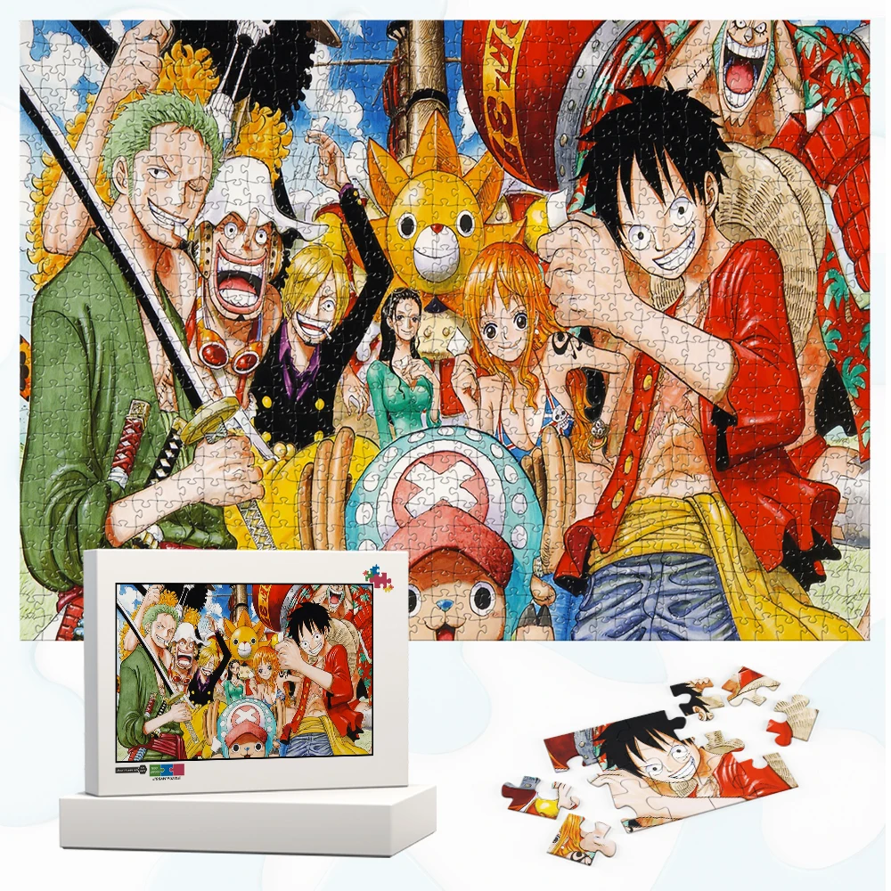 

Main Characters One Piece Jigsaw Puzzles Fantastic Cartoon Anime Series Toys for Children Restless Large Puzzle Game Toys Gift