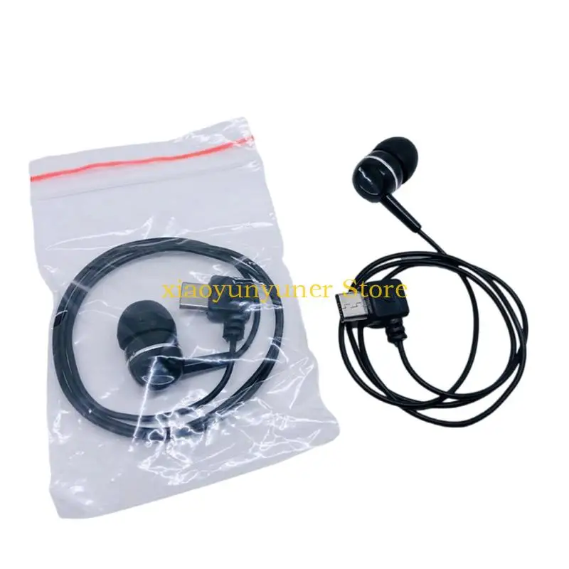 P9JB Noise Isolating Canal Earphone 5Pin Port For Mobile Phone Single Ear