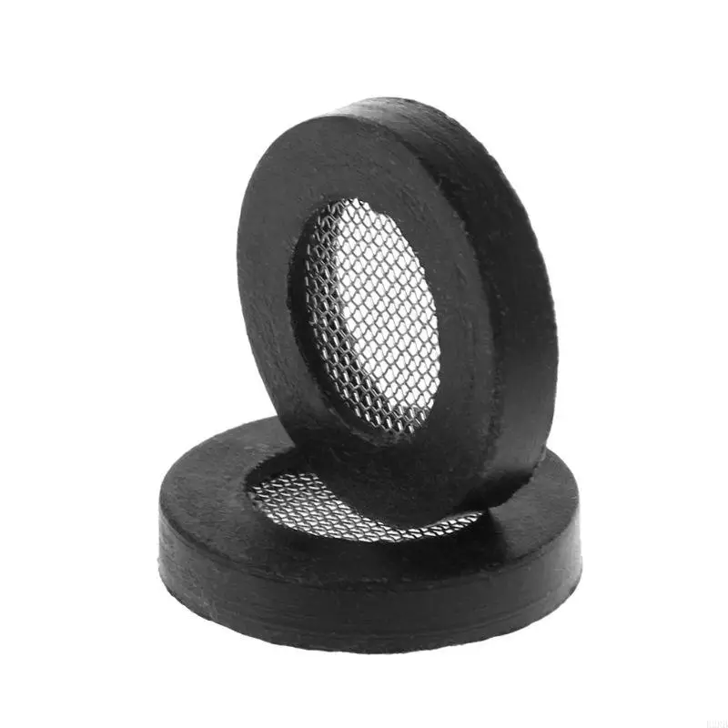 B2RB 10pcs o แหวนปะการังยางพร้อมเครื่องซักผ้าซีลท่อสุทธิสำหรับฝักบัวสำหรับหัวเข้าหัว