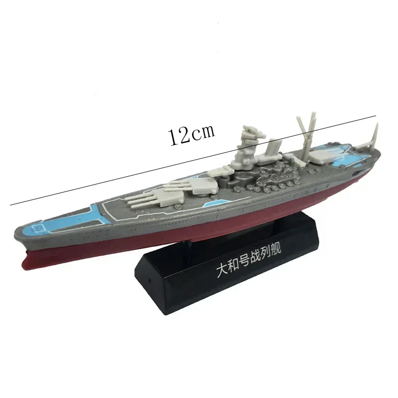 Navio de guerra Cruiser submarino modelo Kit para meninos, montagem de plástico, navio militar Puzzle, destruidor, Segunda Guerra Mundial, Yamato,