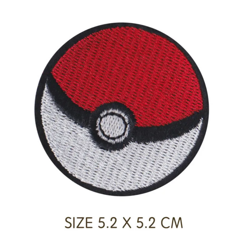 Stoffaufnäher Pikachu Kleidungsaufkleber Aufnähbare Stickerei-Applikationen Zum Aufbügeln auf Kleidung Cartoon DIY Kleidungsdekoration