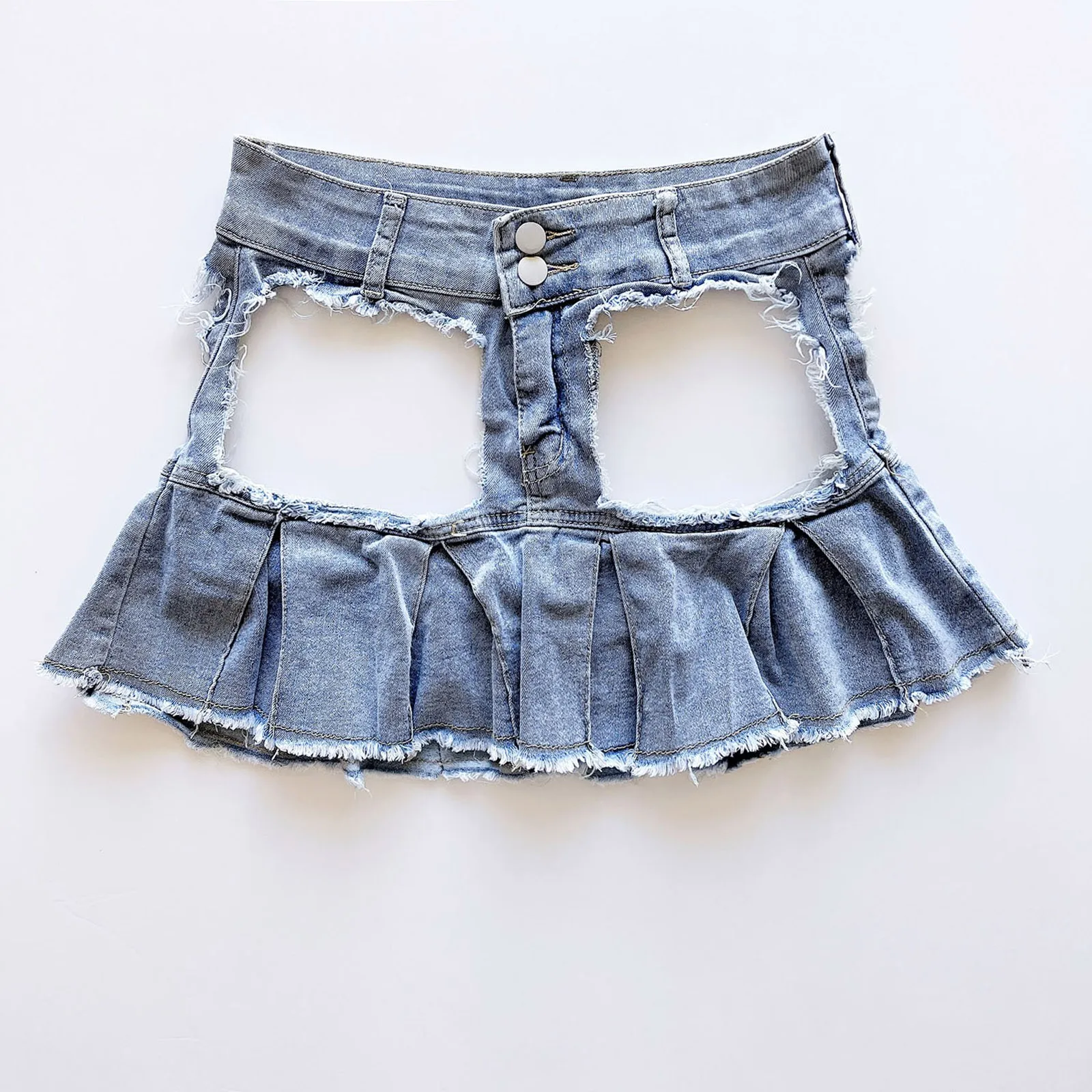 Sexy No Takeaway Transparent Wild Exposure Passion Erotic Lingerie Suit Denim Skirt Woman Skirts for Girls