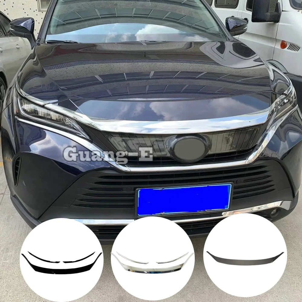 

ABS/Steel Front Bumper Mesh Grille Grill Strip Engine Trim Frame Cover Accessories For Toyota Venza/Harrier 2021 2022 2023 2024