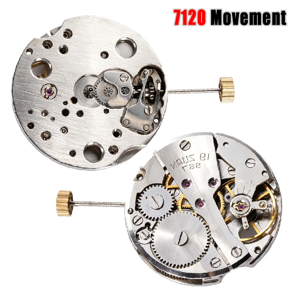 Shanghai 7120 Watch Movement Spare Parts Vintage Mechanical Practice DIY Repair Kit Tool Beginners Learning Training Accessories