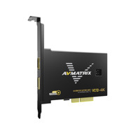 AVMATRIX VC12-4K Video Capture Card For PC Game & Camera 4K For HDMI PCIE Computer Live Streaming Platform Loop