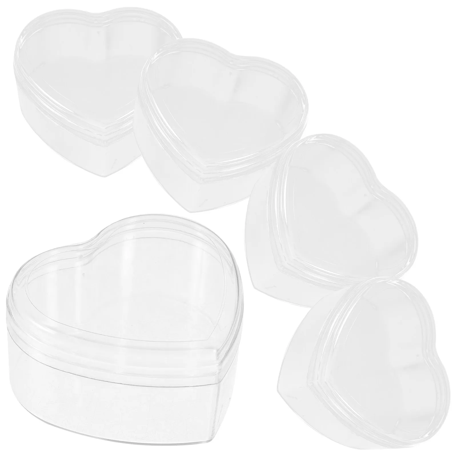 

Набор из 12 штук: шкатулки для украшений в форме сердца, органайзеры для бижутерии с дизайном конфет, настольные подставки для серег и ожерелий, милые шкатулки для мелочей, подарок