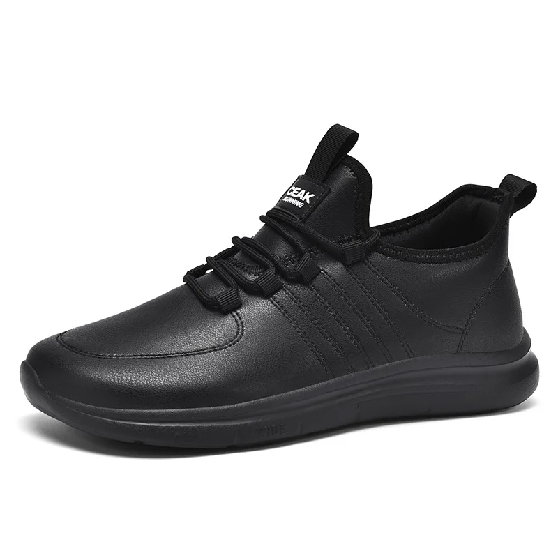 Men's light casual shoes four seasons new soft-sole anti-slip waterproof breathable walking shoes chef hotel kitchen work shoes