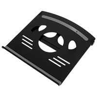 Laptop Cooling Stand Foldable Portable Desk Riser Black Saving Anti Slip Design Perfect Gift Notebook Holder