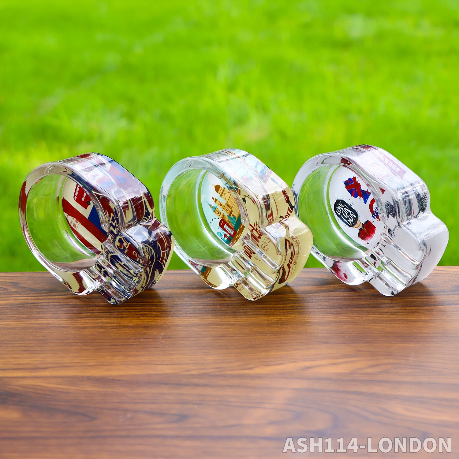 頭蓋骨型高強度ガラス灰皿クリエイティブルンドンビットコインス - Men'S Accessories London のレビューと価格