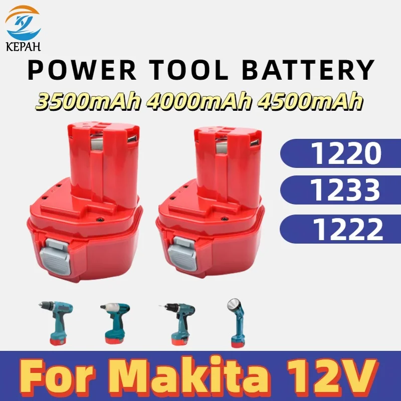 

Новый сменный аккумулятор NI-MH 12 В 4,0 Ач для электроинструментов Makita, дрель PA12 1220 1222 1235 1233