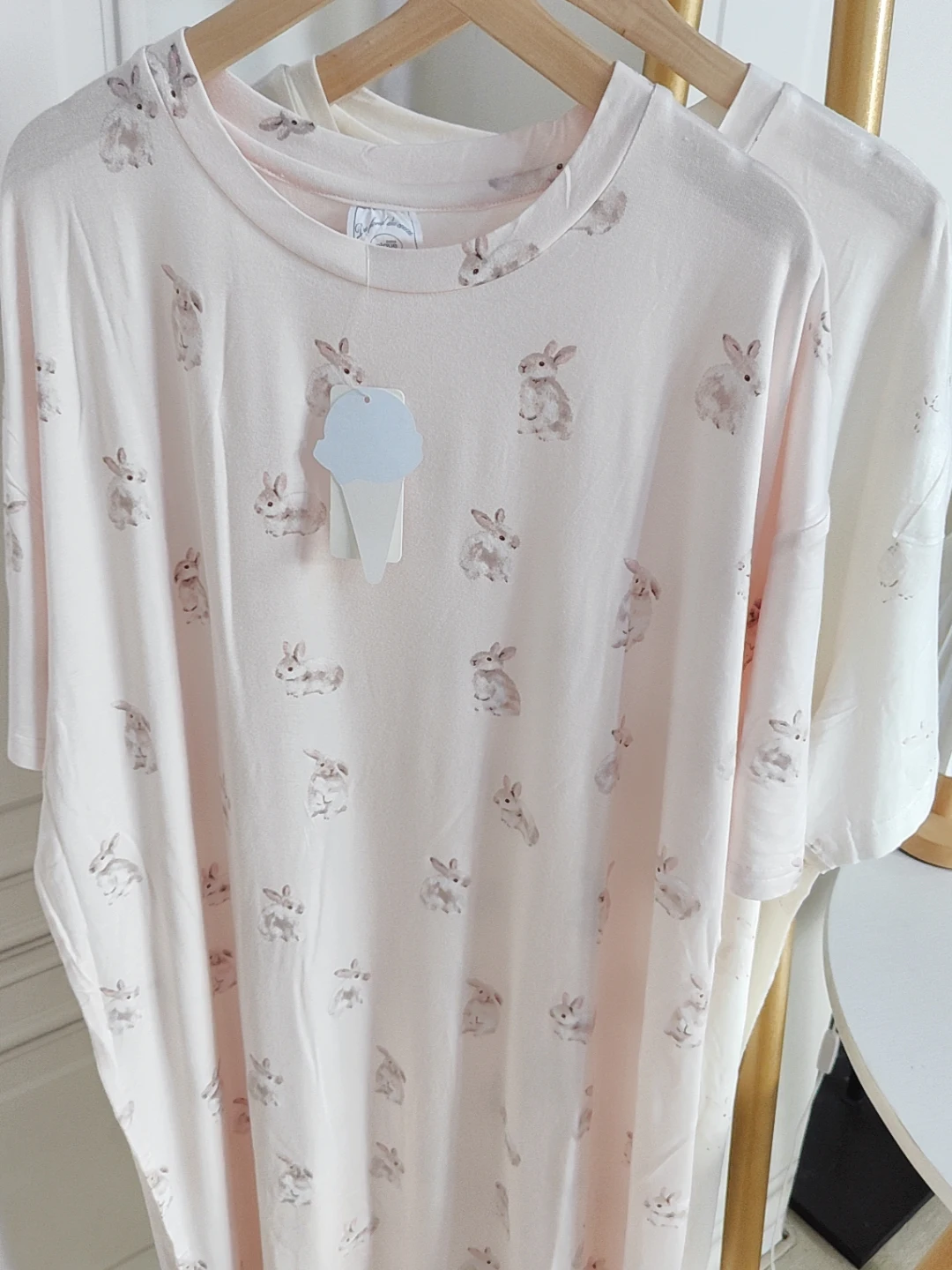 

Soft Modal Rabbit Sp Dr ort Sve Женская домашняя одежда Удобная летняя милая круглая одежда Ne Home Dr