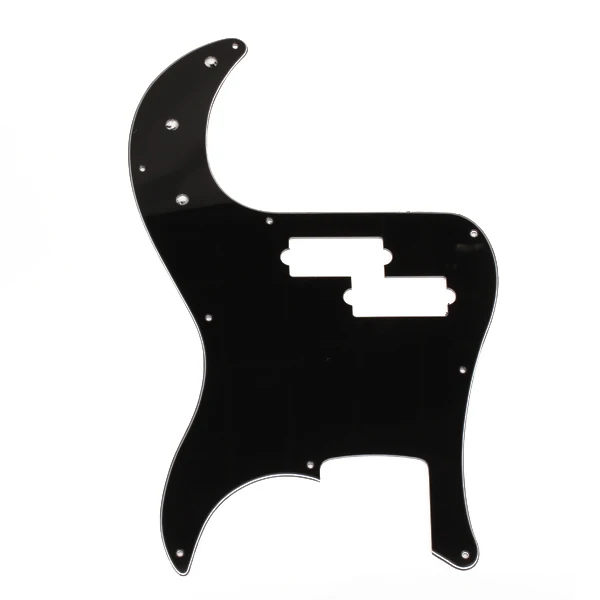 Black 3 Ply Pickguard For Precision Bass PB 9 Screw Holes Anti-scratch PVC