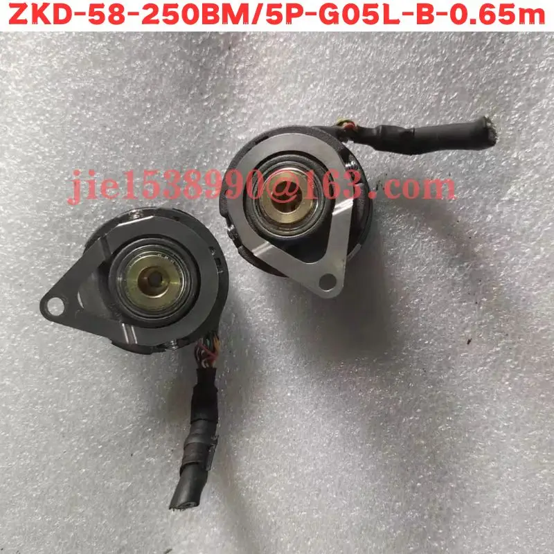 Used Encoder ZKD-58-250BM/5P-G05L-B-0.65m  Normal Function Tested OK