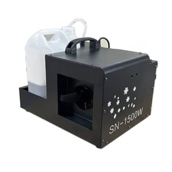 1500W Snow Maker with Dmx512 and Wired Remote Control For Party Stage Theater Props Simulation Snowflake Spray Making Machine